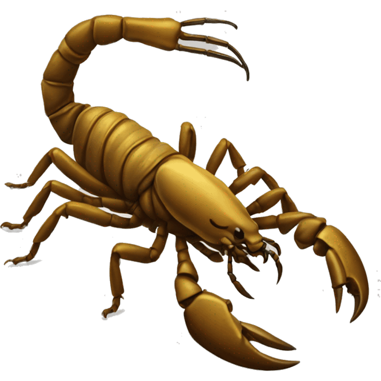 scorpion with broken sting emoji