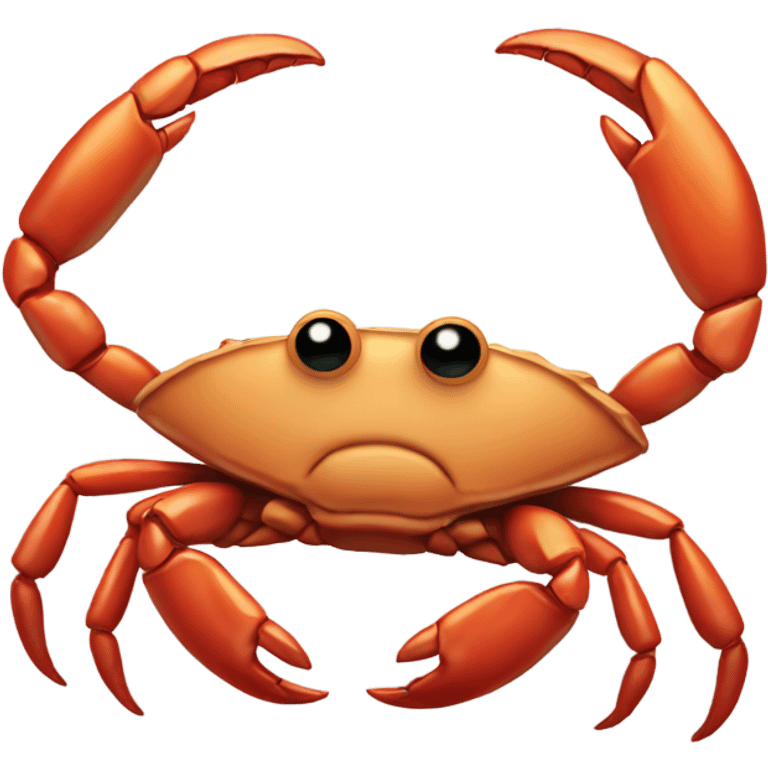 Crab holding sigh “HOOKS” emoji