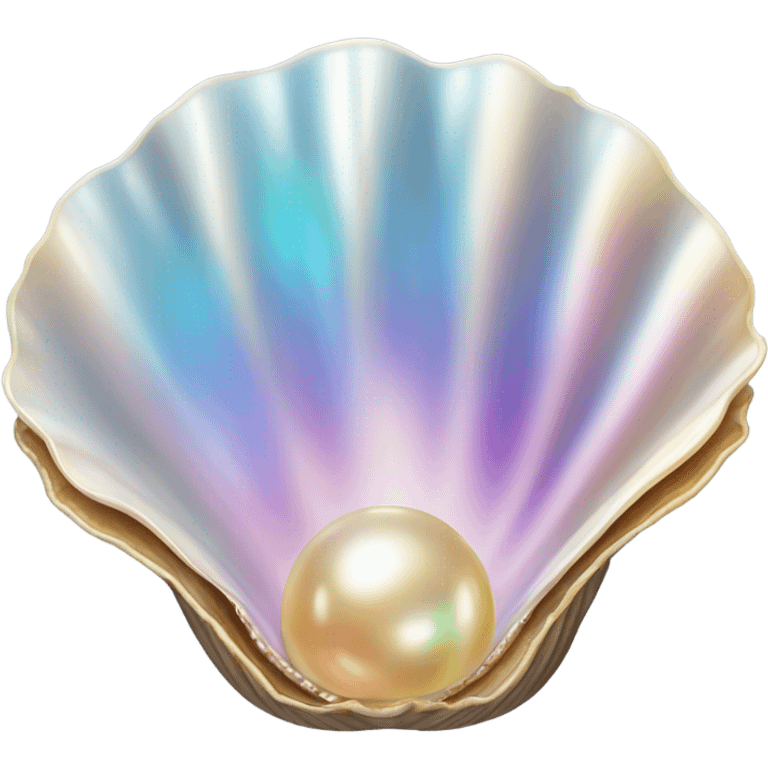 Clam with pearl emoji