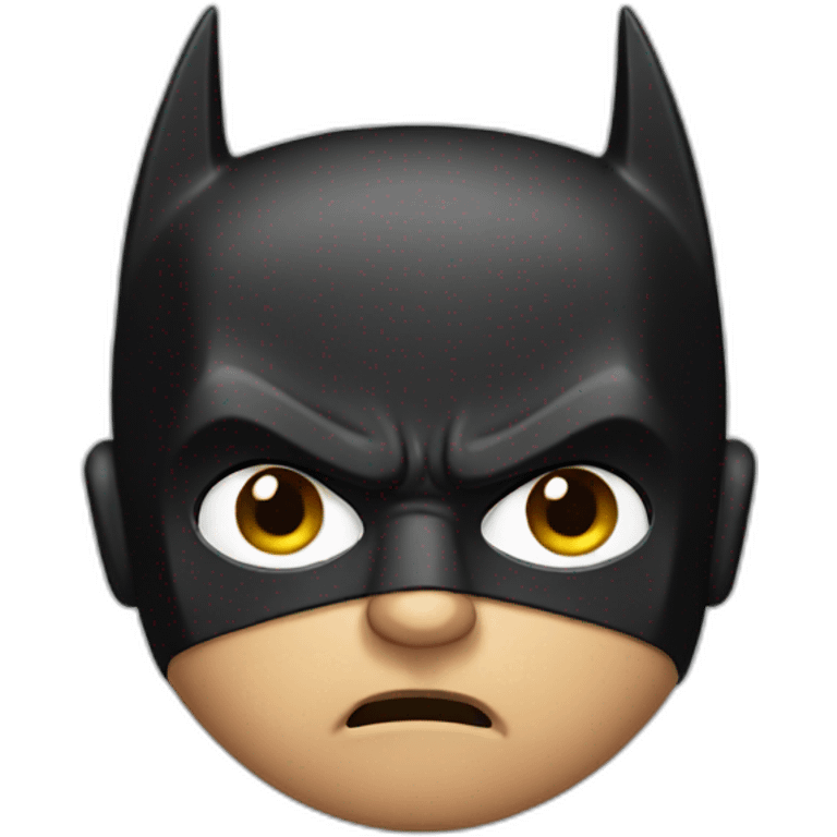 batman looking confused emoji