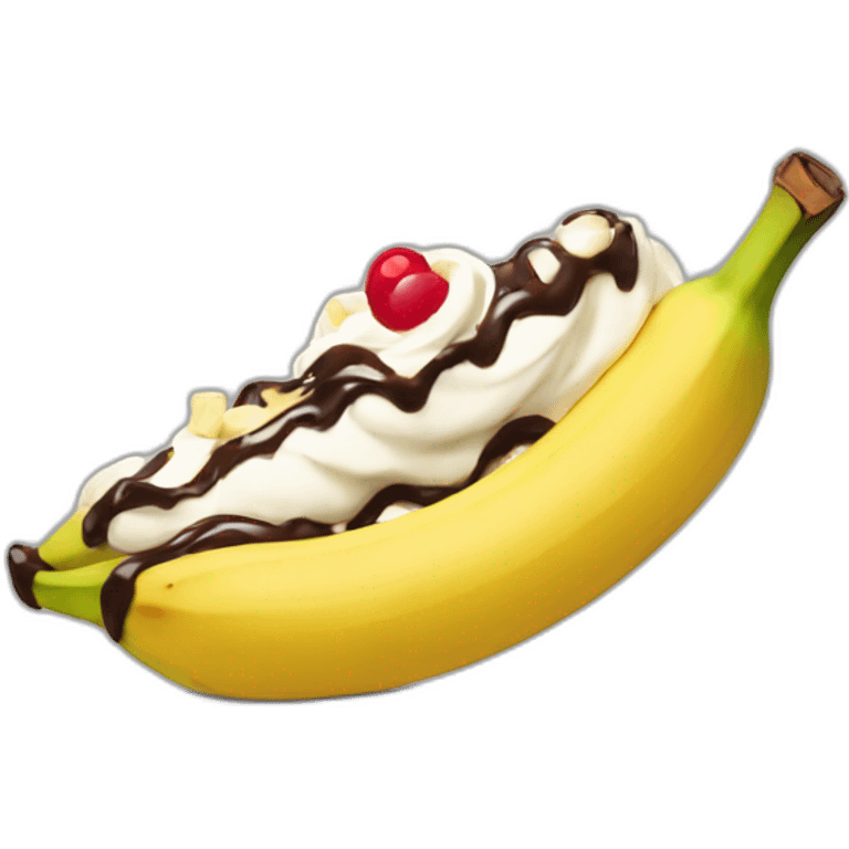 Banana split emoji