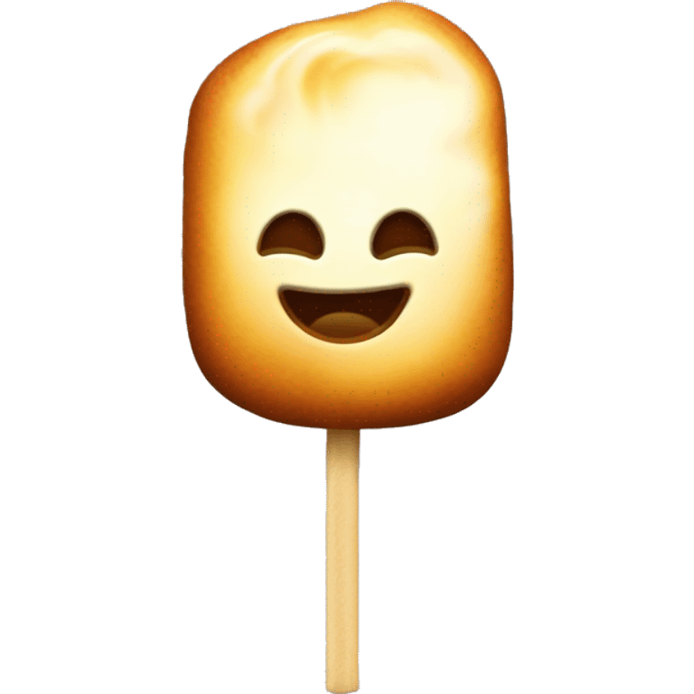 Toasted marshmallow on stick emoji