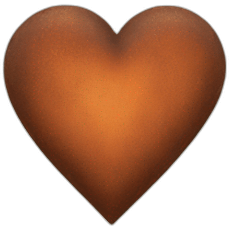 rusty heart emoji