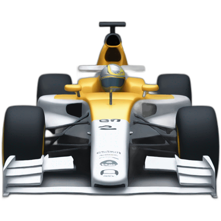 Formula 1 car emoji