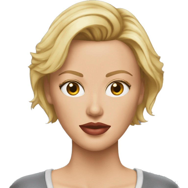 ultra realistic charlize theron wearing shirt emoji