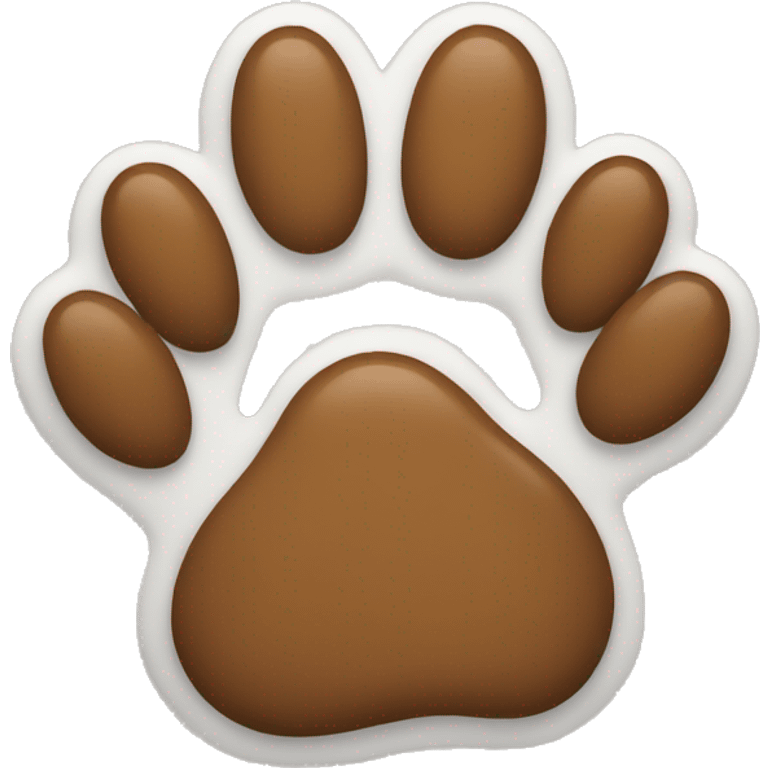 dog paw emoji