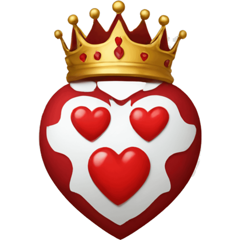 King of hearts emoji