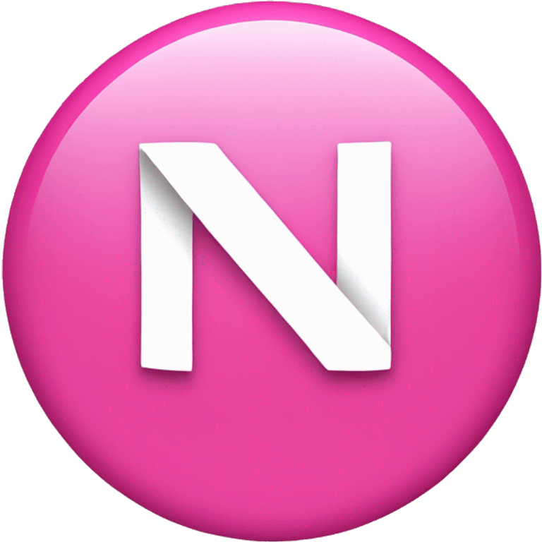 Netflix logo pink emoji