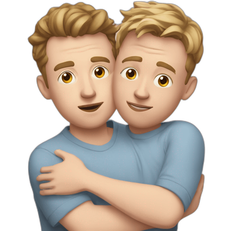 Owen Jones having a cuddle with Lee Anderson emoji