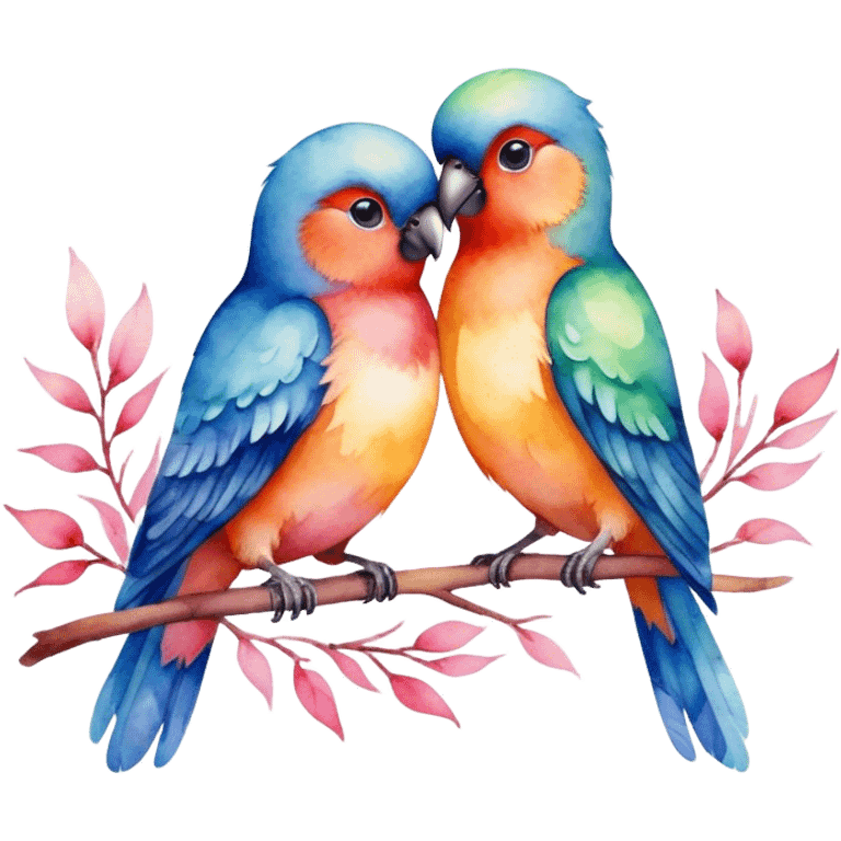 Love Birds emoji