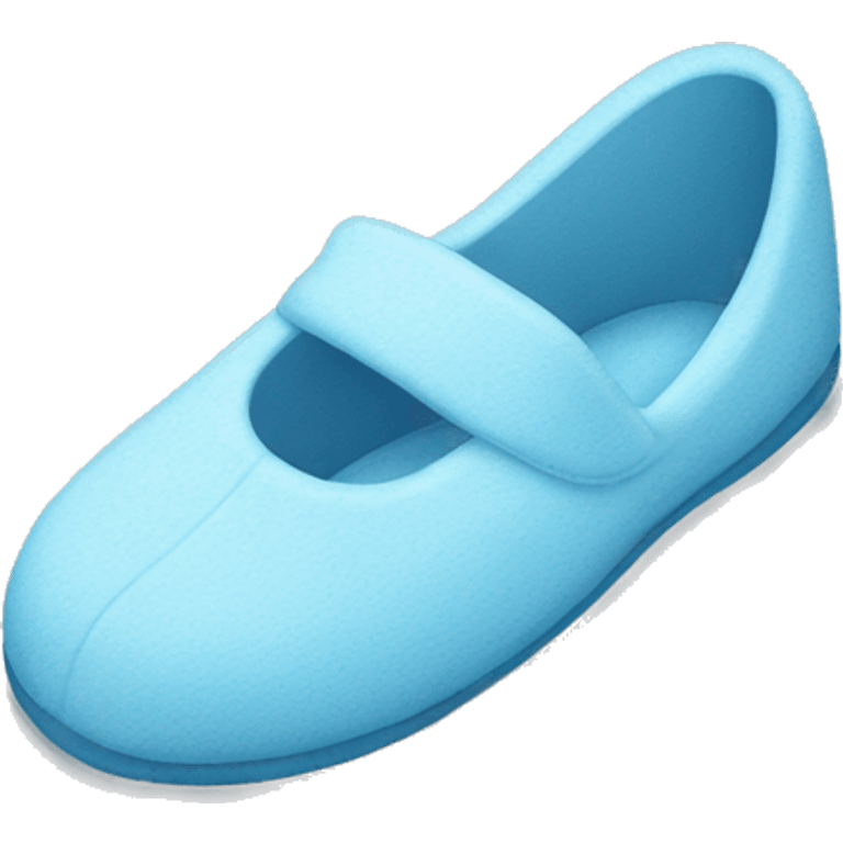 Light blue slippers emoji