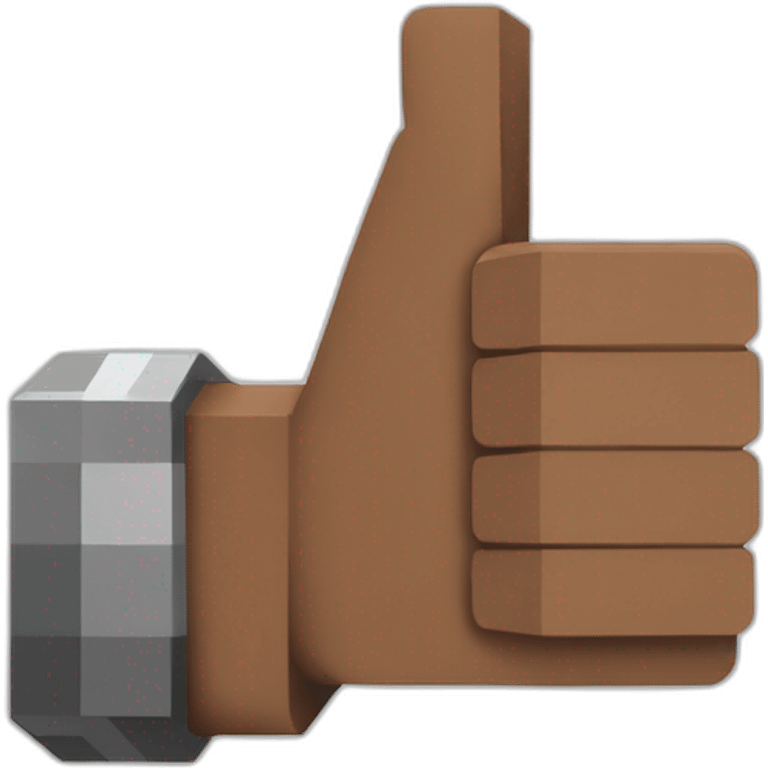 THUMB UP MINECRAFT emoji