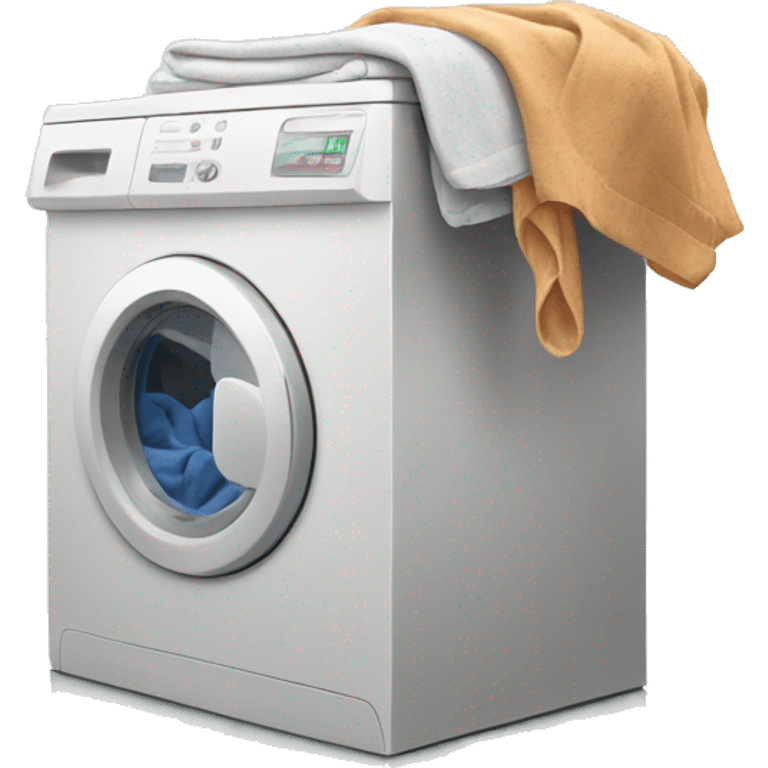 Folding laundry  emoji