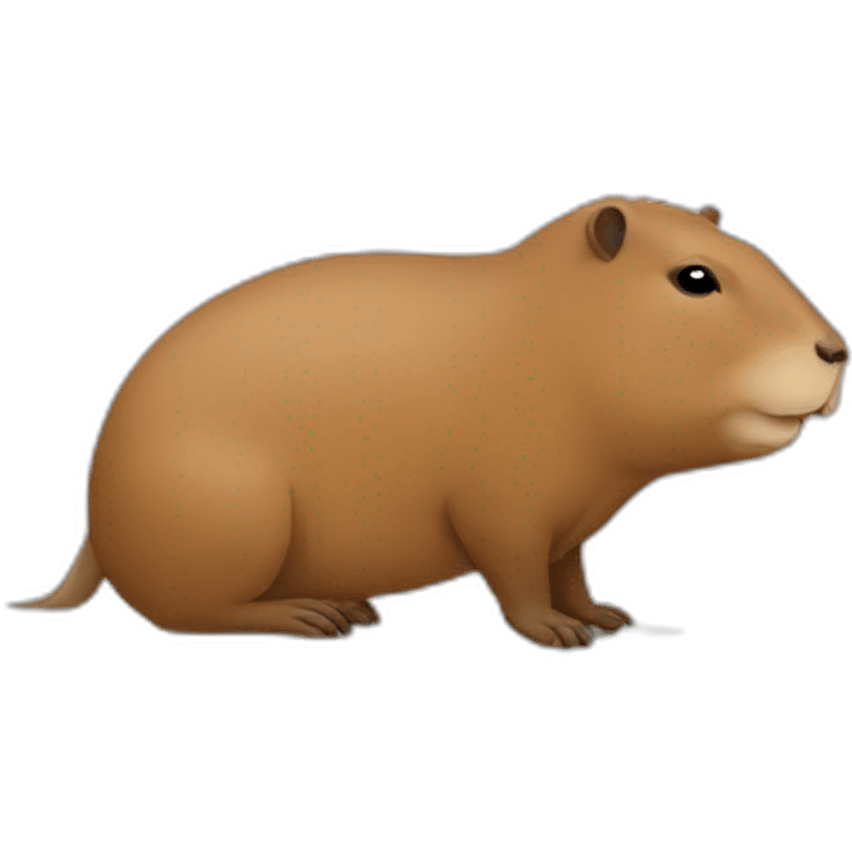 Capybara qui rit emoji