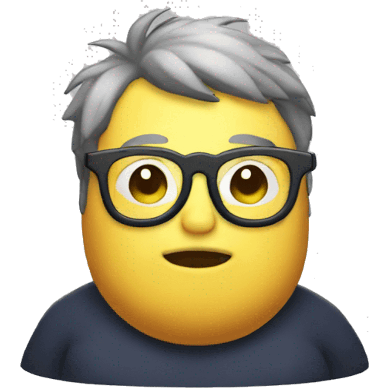 Fat discord mod with glasses emoji