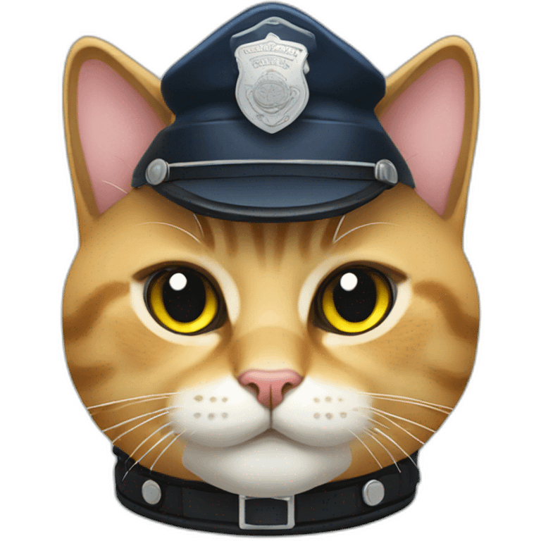 British cat police hat emoji