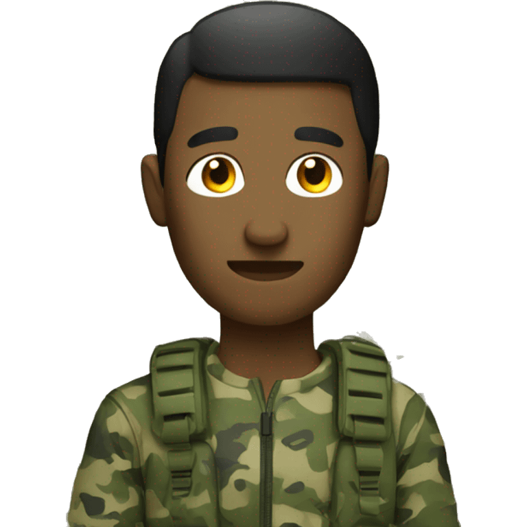 camouflage guy emoji