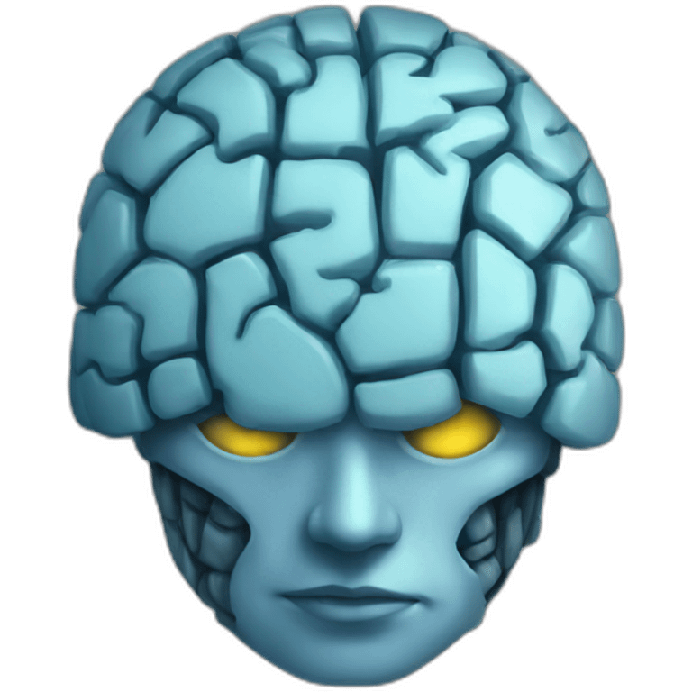 cyber brain emoji