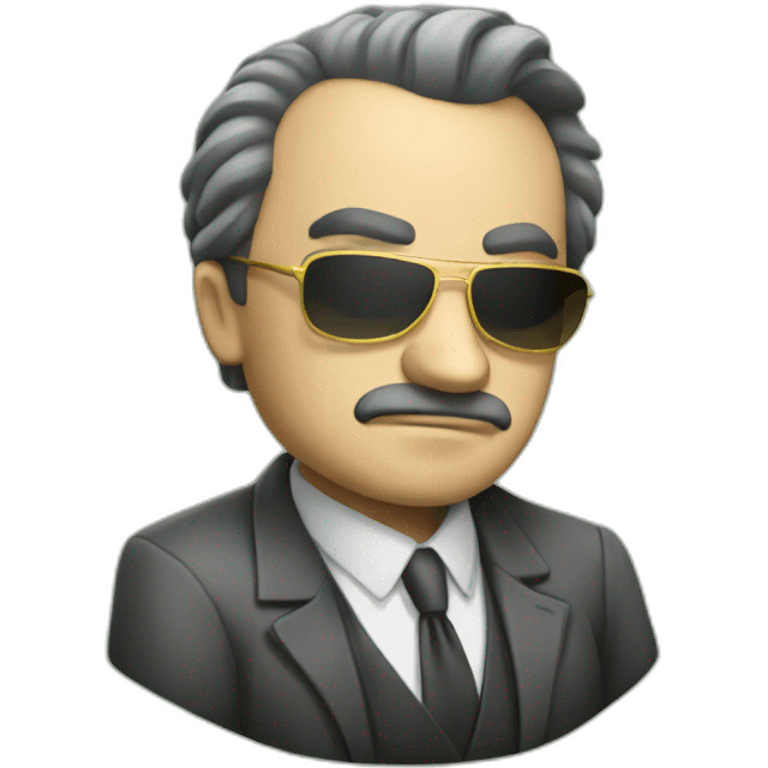 mafia boss with money emoji