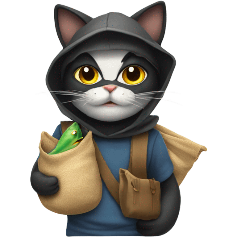 Cat thief  emoji