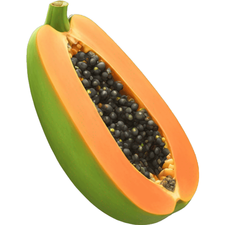 Papaya emoji