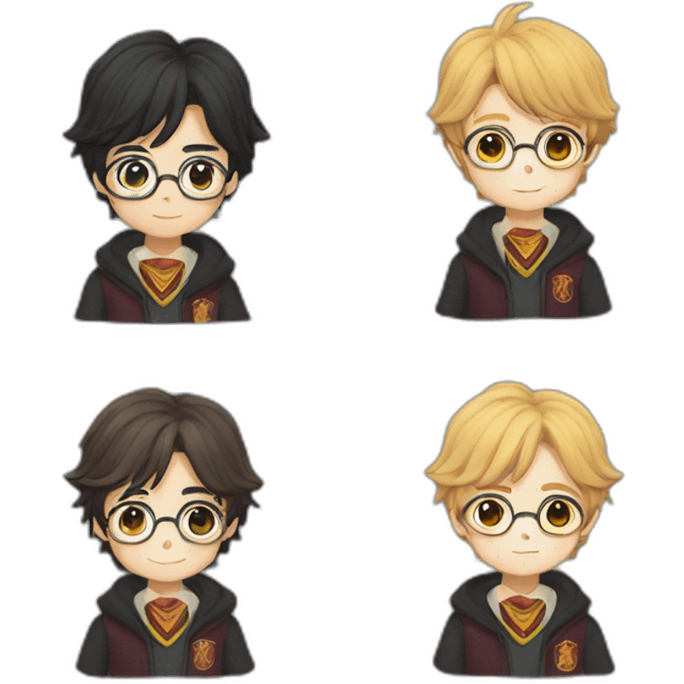 Harry potter anime style emoji