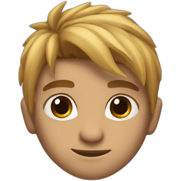 Mapache con pelo rubio emoji