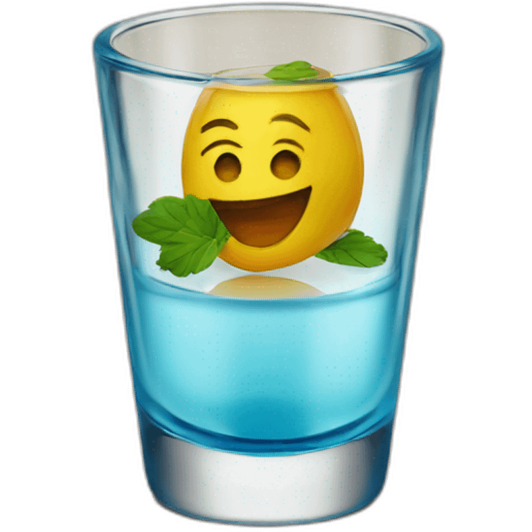 rakija in a shot glass emoji