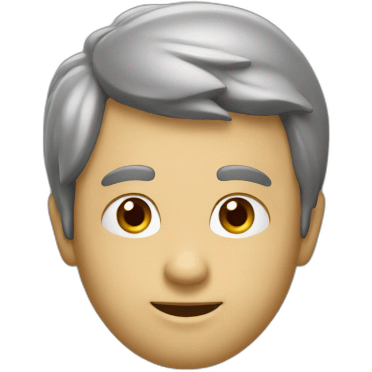 Un homme célibataire emoji