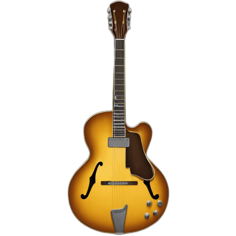 archtop guitar emoji