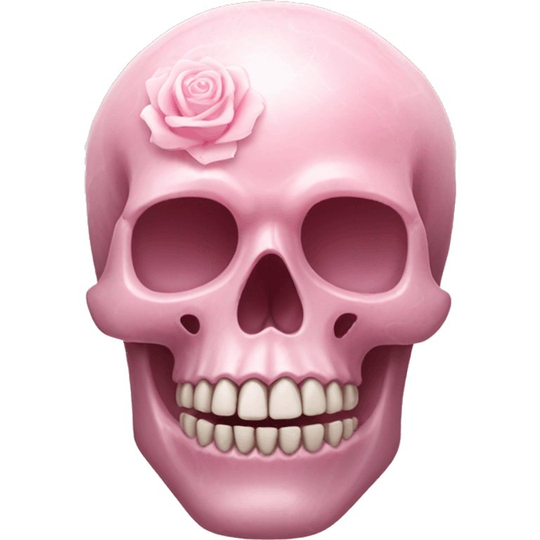 rose quartz skull emoji