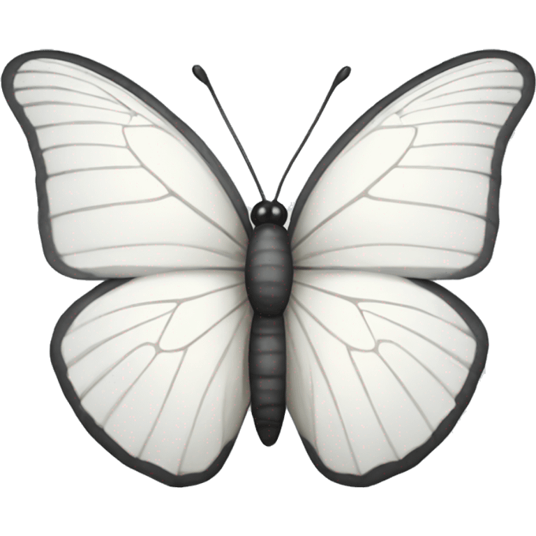 White butterfly  emoji