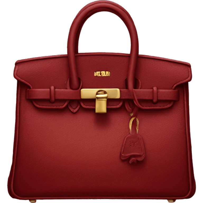 dark red birkin emoji