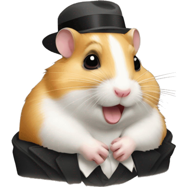 Hamster al capone emoji