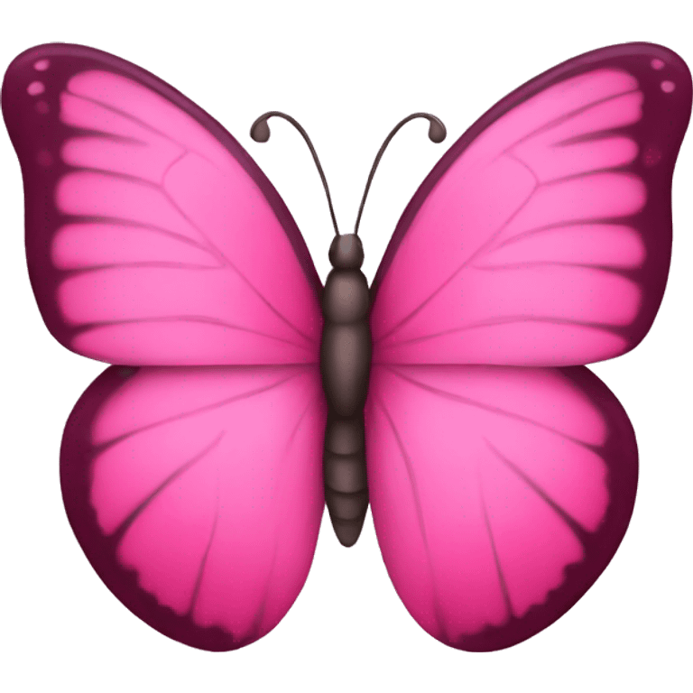 pink butterfly emoji