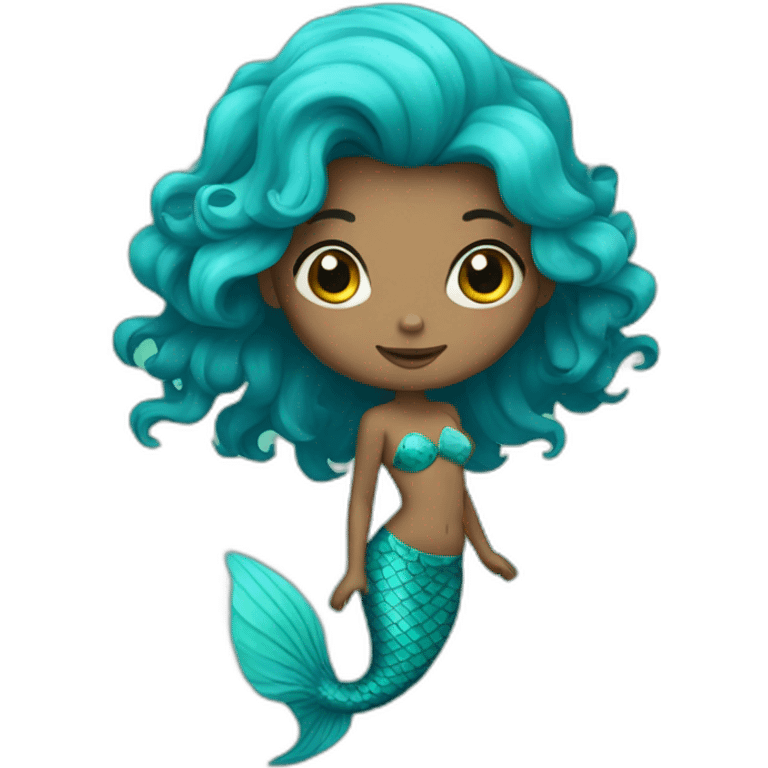 turquoise mermaid emoji