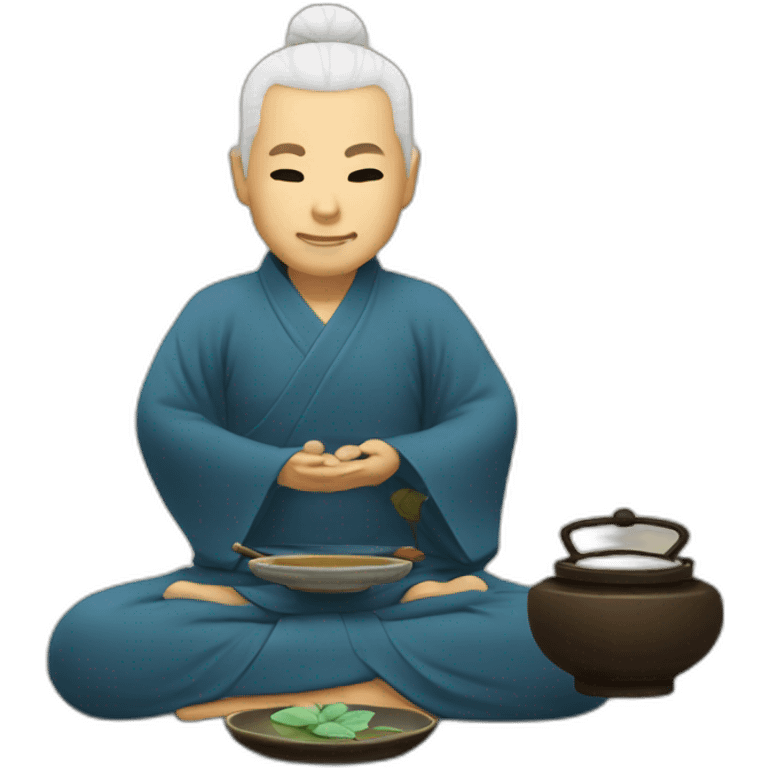 zen tea master emoji