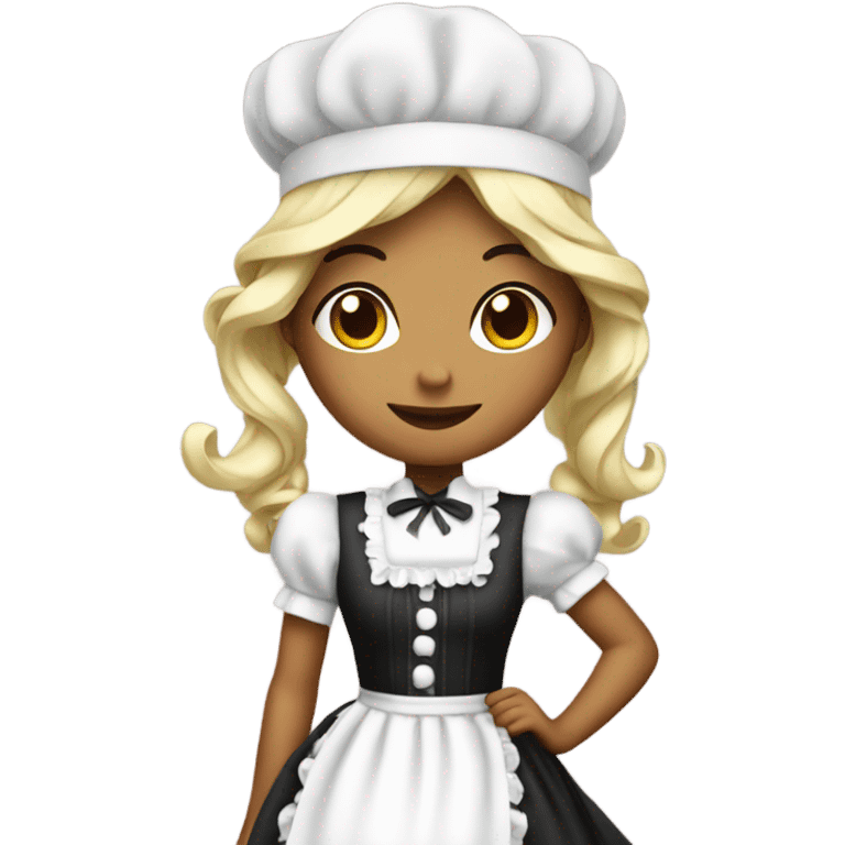 Fancy maid emoji