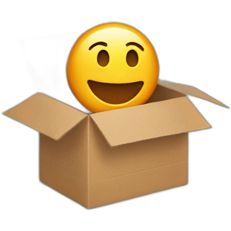 iphone in a cardboard box emoji