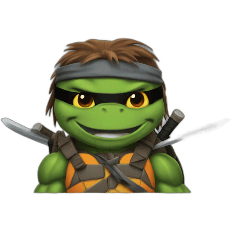 TMNT Ronin Mikey emoji