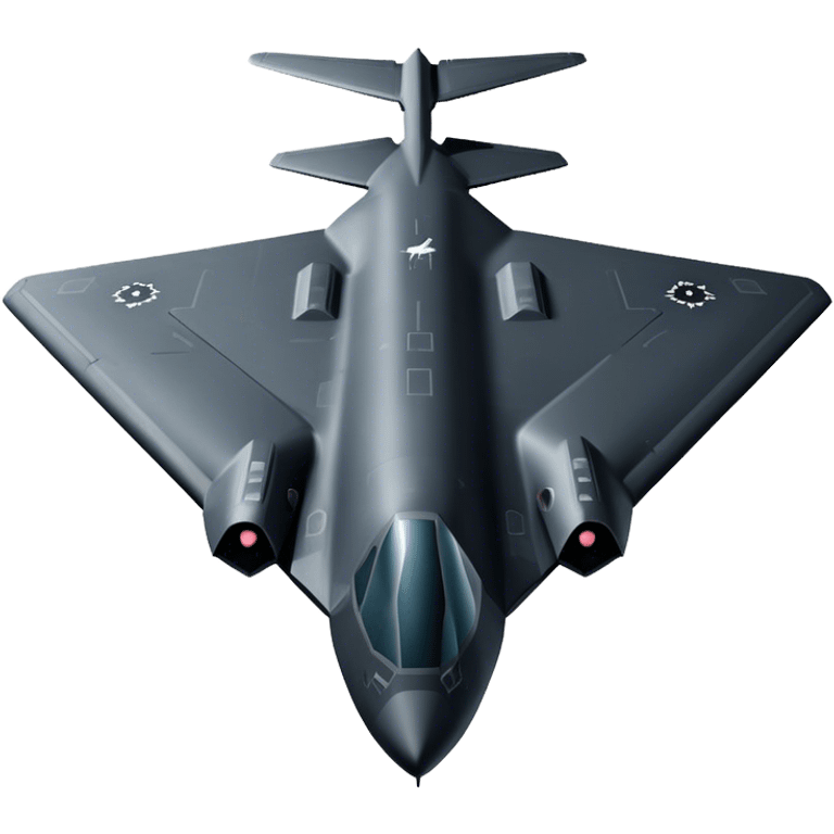 B-2 Spirit bomber - Northrop B-2 (Model Year: 2021) (Iconic colour: Stealth black) emoji