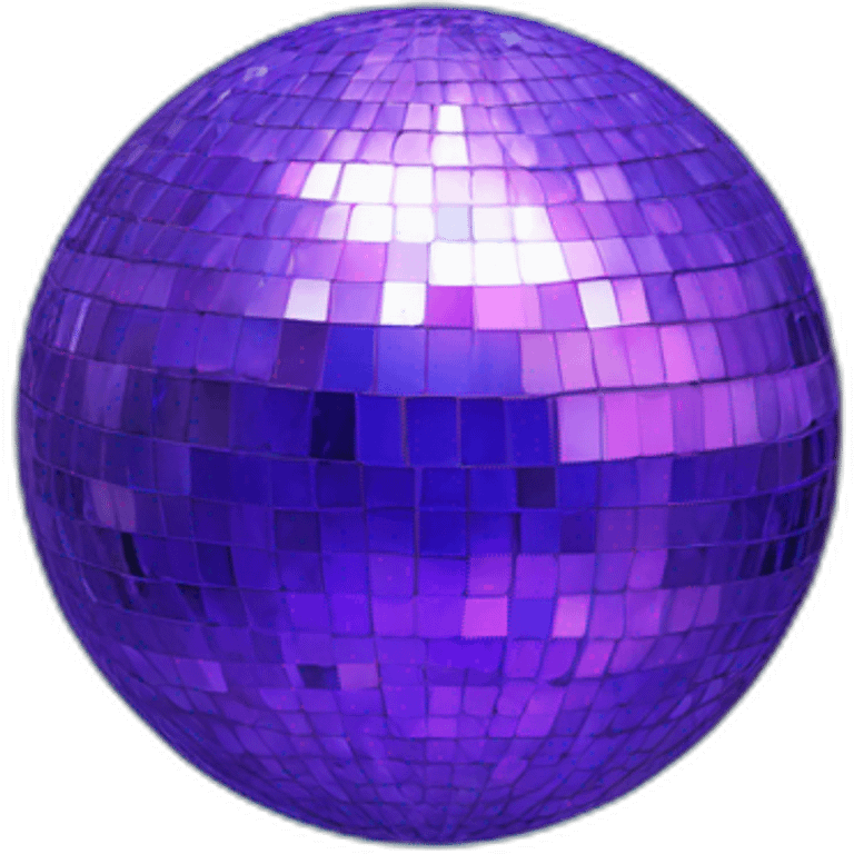 blue and purple disco ball emoji