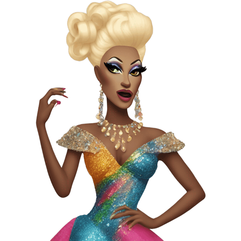 Drag queen vogue emoji