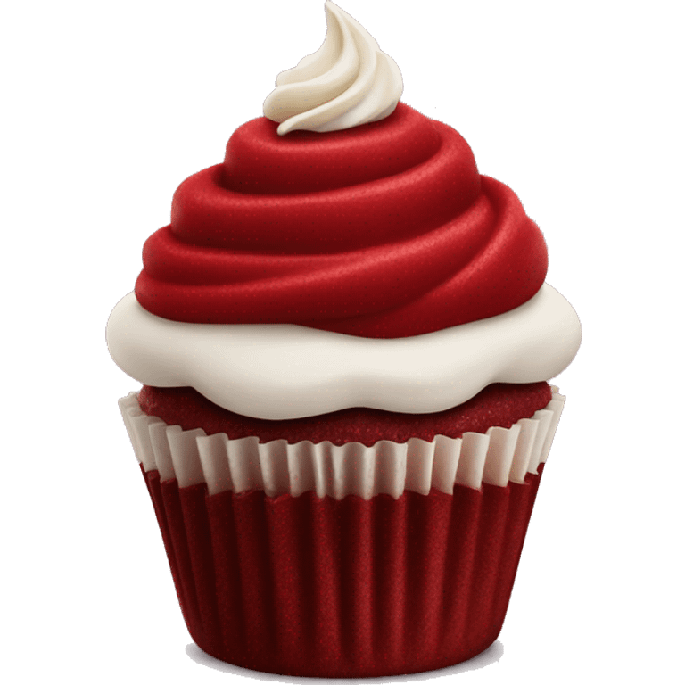 Starbucks red velvet cupcake  emoji