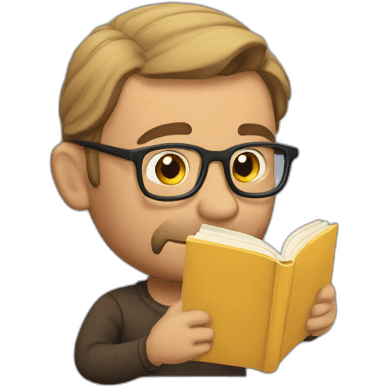 Daniel Jackson reading a book emoji