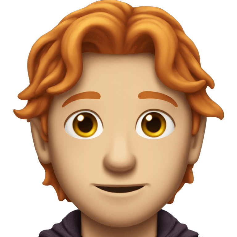 Charlie Weasley with a dragons necklace emoji