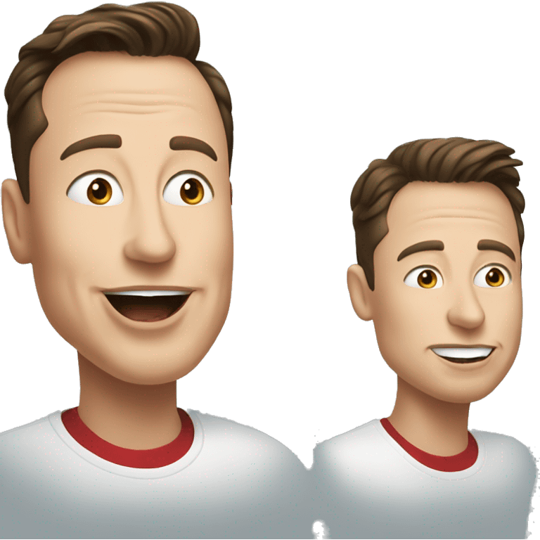 elon musk with tongue out emoji