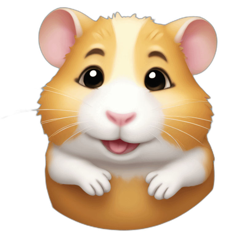 Hamster qui sourit emoji