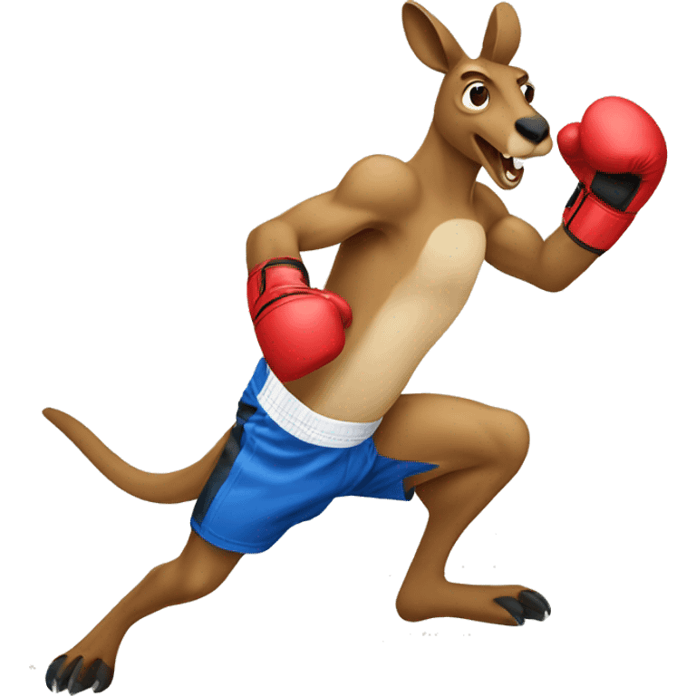 boxing kangaroo emoji