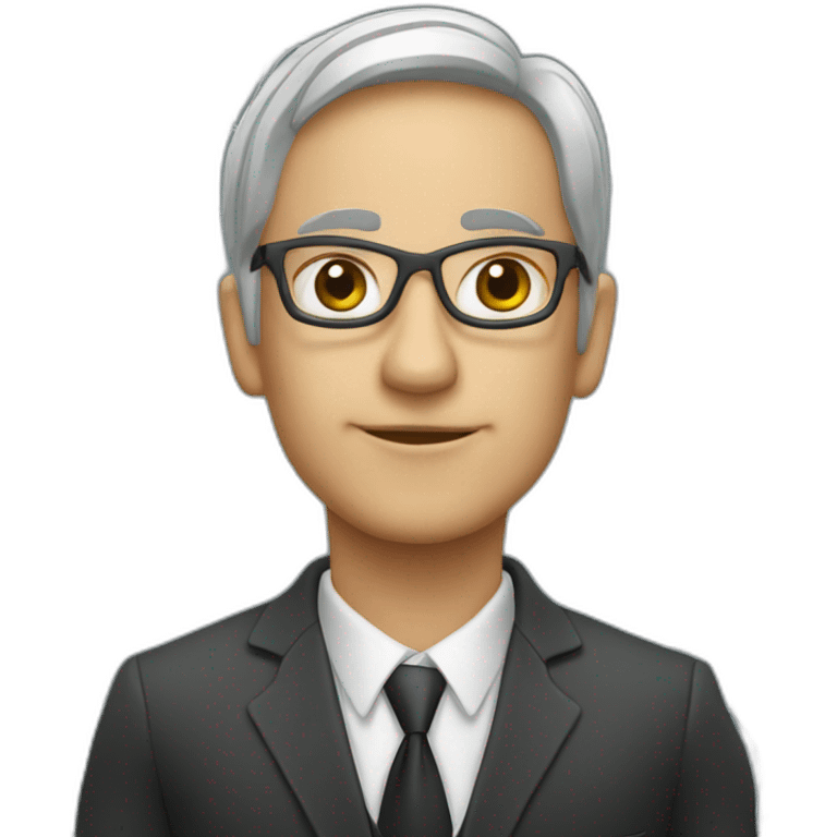 attorney in a spiderweb emoji